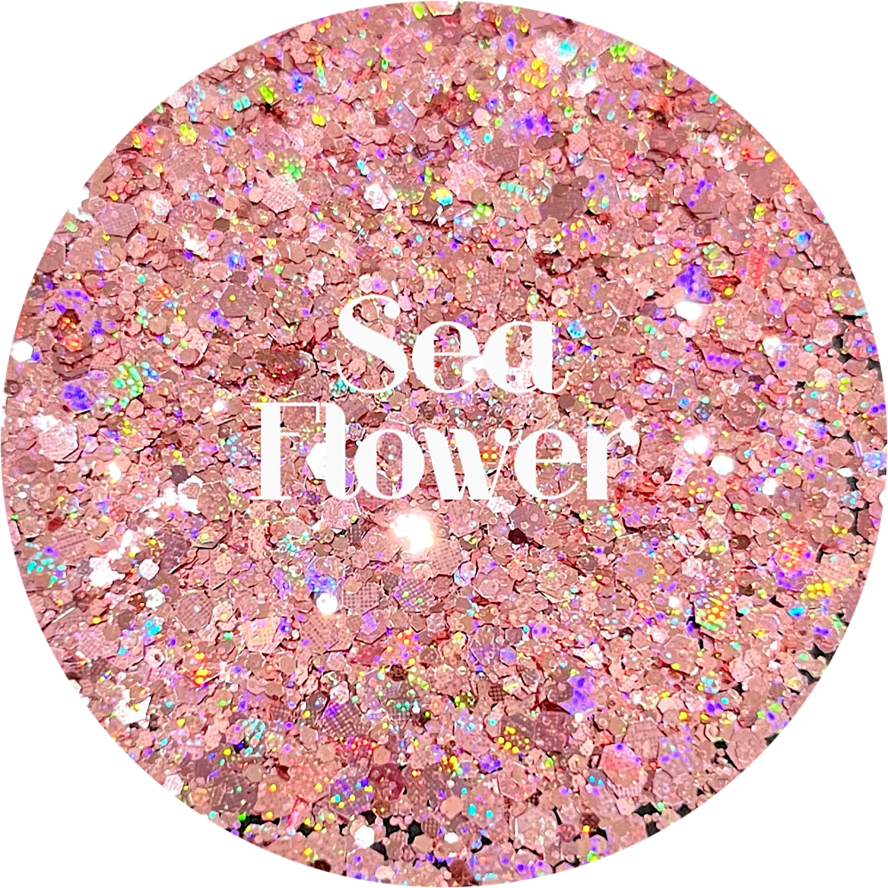 Polyester Glitter - Sea Flower by Glitter Heart Co.&#x2122;